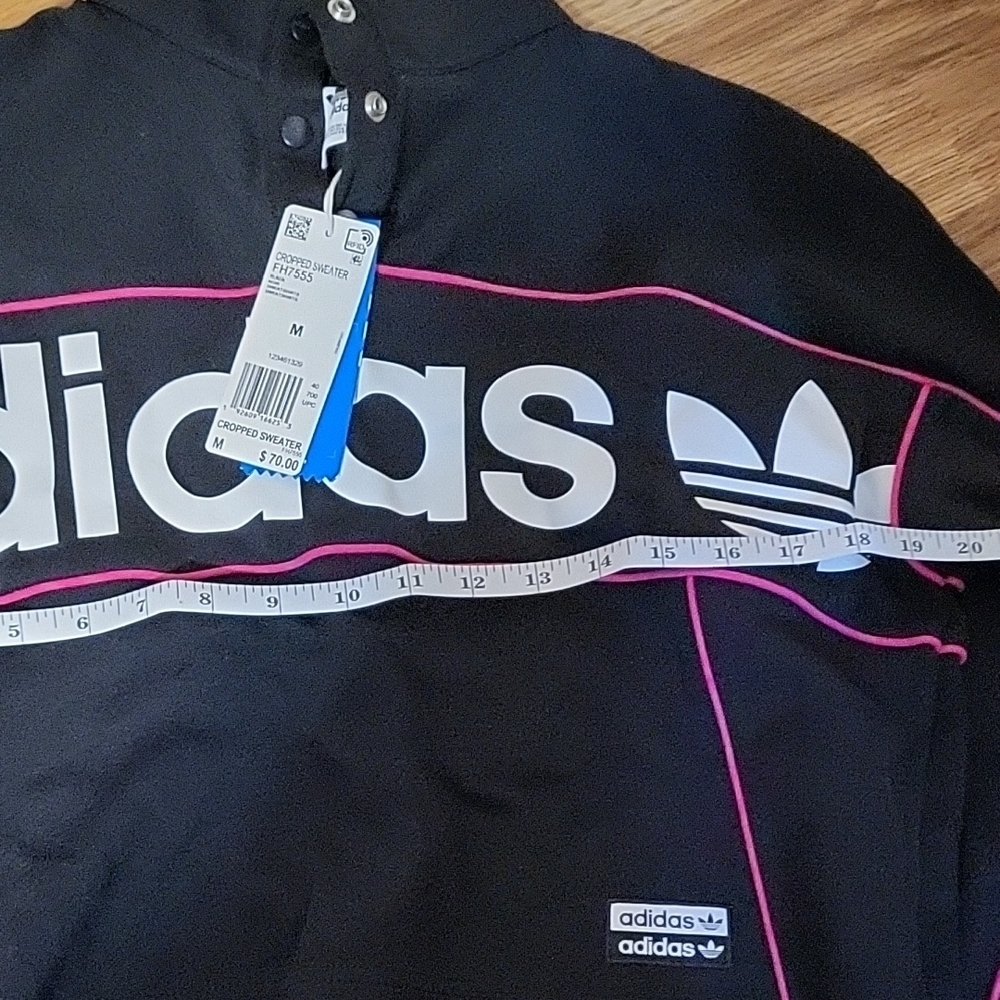 Adidas Black and Pink Sweatshirt - Picture 6 of 6